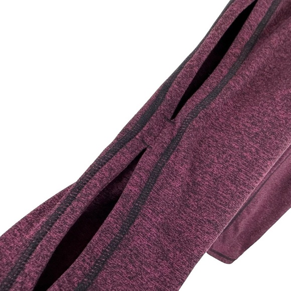 Free People Movement Women Infinity Cutout Crop Leggings Sz Small Heathered Pink - Picture 7 of 9